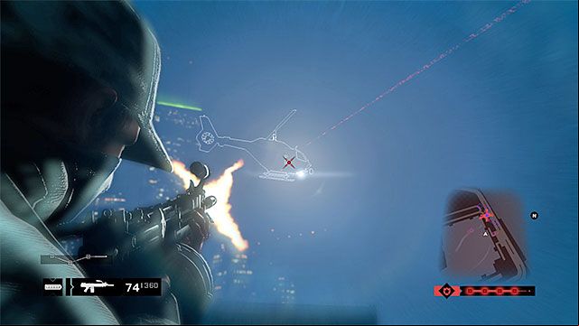 You can eliminate the gunman aboard the chopper - Mission 7 (No Turning Back #1) | Main missions - Act IV - Main missions - Act IV - Watch Dogs Game Guide