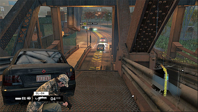 It is best to wait for the convoy next to the drawbridge shown in the above screenshot, which you can raise by hacking into it - Jobs - Brandon Docks | Criminal Convoys - Criminal Convoys - Watch Dogs Game Guide