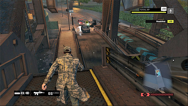 Knock out the mission target only after you have dealt with the others - Jobs - Brandon Docks | Criminal Convoys - Criminal Convoys - Watch Dogs Game Guide