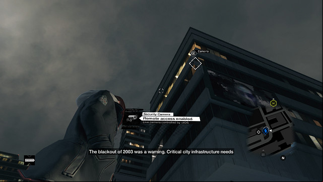 A camera with the view on the switch - Weapons Trade | Maps of smaller activities - Maps of smaller activities - Watch Dogs Game Guide
