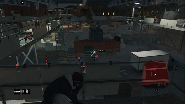 The group of enemies waiting for the delivery - Weapons Trade | Maps of smaller activities - Maps of smaller activities - Watch Dogs Game Guide