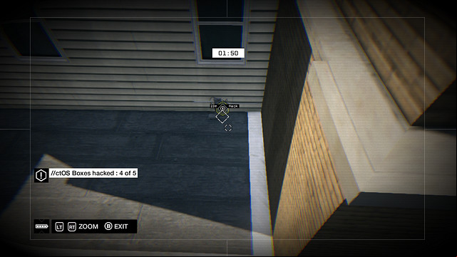 The antenna on the rooftop on the left - 01-04 | ctOS Breach - ctOS Breach - Watch Dogs Game Guide