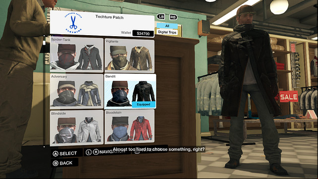 Clothes shop - Stores, bars and restaurants | Maps of smaller activities - Maps of smaller activities - Watch Dogs Game Guide