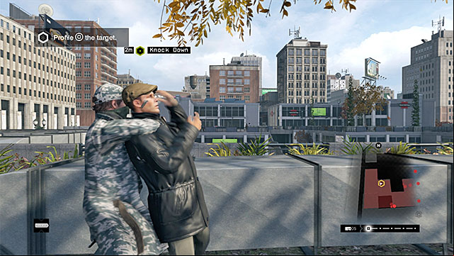 Carefully, move between the rooftops and seek the opportunities to take down the targets - Hideouts - The Loop | Gang Hideouts - Gang Hideouts - Watch Dogs Game Guide
