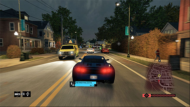 You need to keep within short distance, for the chase not to be interrupted - Contract types | Fixer Contracts - Fixer Contracts - Watch Dogs Game Guide