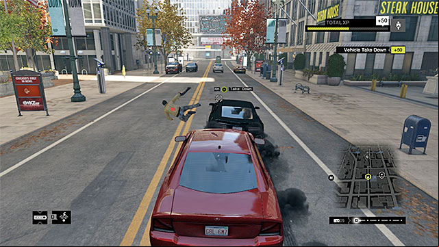 After you neutralize the first car, you will have to hack into the phone of its driver - Contracts - The Loop | Fixer Contracts - Fixer Contracts - Watch Dogs Game Guide