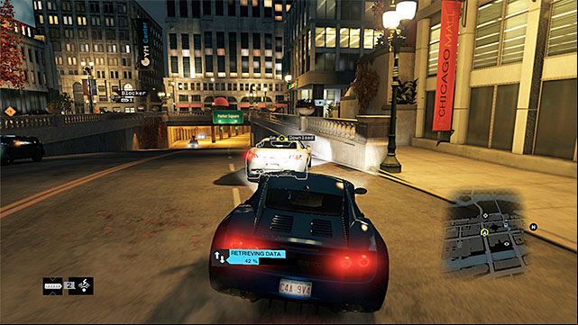 Keep within short distance of the car, to be able to the data - Contracts - The Loop | Fixer Contracts - Fixer Contracts - Watch Dogs Game Guide