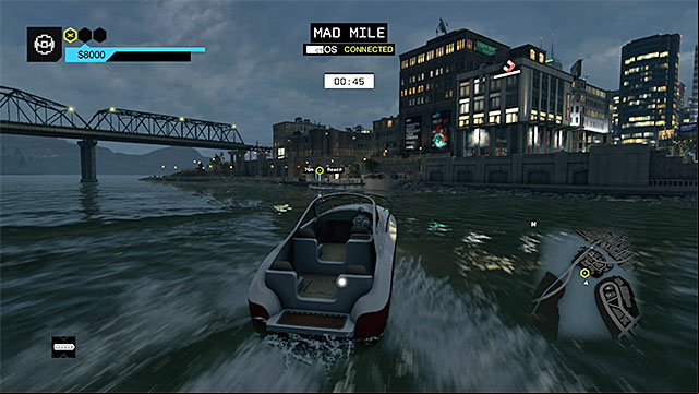 Moor the boat properly and try to leave it, without touching to the water - Contracts - The Wards | Fixer Contracts - Fixer Contracts - Watch Dogs Game Guide