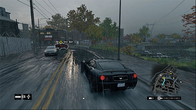 wait for a good moment to hack into an obstacle - Contracts - Brandon Docks | Fixer Contracts - Fixer Contracts - Watch Dogs Game Guide