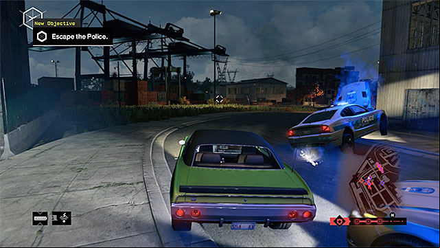Try to leave the harbor as quickly as possible - Contracts - Brandon Docks | Fixer Contracts - Fixer Contracts - Watch Dogs Game Guide