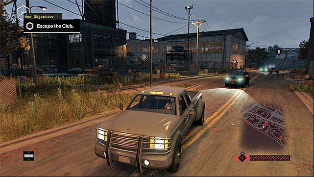 Rely on hacking to lose the cars in the pursuit - Contracts - Brandon Docks | Fixer Contracts - Fixer Contracts - Watch Dogs Game Guide