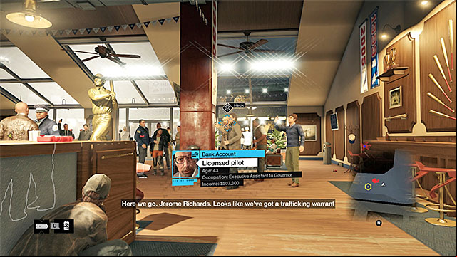 You can hack into the selected, scanned people - Mission 1 (Bottom of the Eighth) | Main missions - Act I - Main missions - Act I - Watch Dogs Game Guide