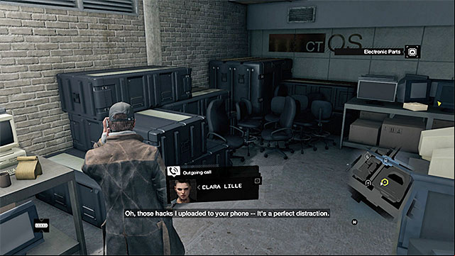 Collect the object left in the storage - Mission 5 (Open Your World) | Main missions - Act I - Main missions - Act I - Watch Dogs Game Guide