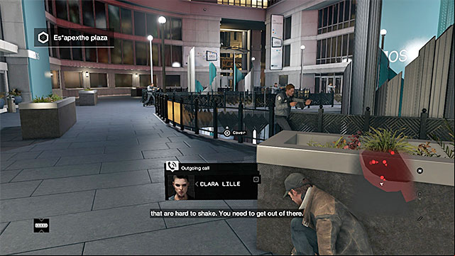 Do not wait for what happens next, turn away and dart out of the room, through the door ahead of you - Mission 5 (Open Your World) | Main missions - Act I - Main missions - Act I - Watch Dogs Game Guide