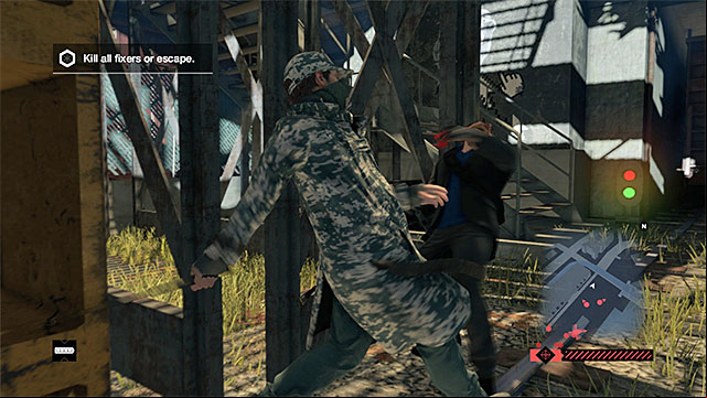 If you do not want to get involved into fire exchange, you can also try escaping from the station and I recommend that you start running, as soon as possible, towards the exit, in this case - Mission 7 (Not the Pizza Guy) | Main missions - Act I - Main missions - Act I - Watch Dogs Game Guide