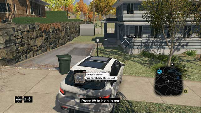 The activator at the neighboring house - 01-08 | Private Invasions - Private Invasions - Watch Dogs Game Guide