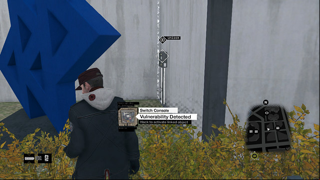 The activator behind the blue shape - 09-15 | Private Invasions - Private Invasions - Watch Dogs Game Guide