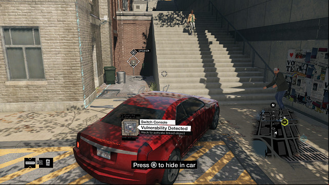 The second activator, next to the stairs - 09-15 | Private Invasions - Private Invasions - Watch Dogs Game Guide