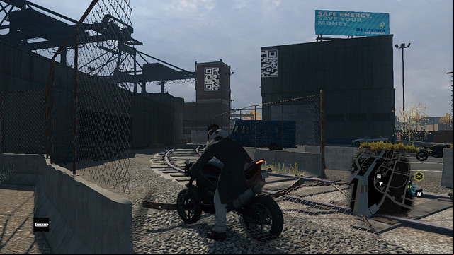 The code, split between two buildings - 01-08 | QR Codes - QR Codes - Watch Dogs Game Guide