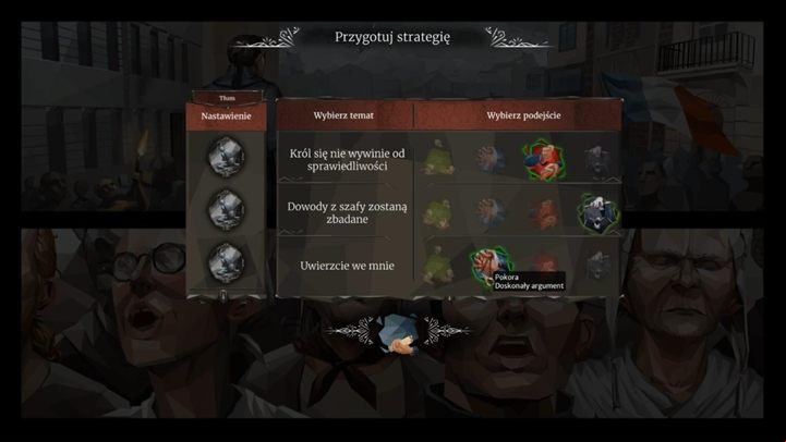 The game will teach you how to talk to the crowd - Day 6 - Louis XVI part 1 | We. The Revolution Walkthrough - Act 1 - Freedom - We. The Revolution Guide