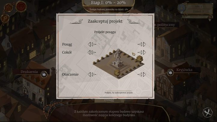 The game will introduce you to spies and district mechanics through a tutorial - Day 7 - Claude Garnier, bakers apprentice | We. The Revolution Walkthrough - Act 1 - Freedom - We. The Revolution Guide