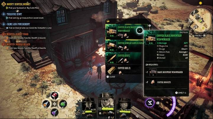 Blacksmiths can upgrade your firearms and melee weapons - Weird West: Items - how to upgrade? - FAQ - Weird West Guide