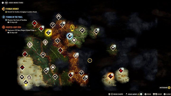 Travelling on foot in Weird West can take several hours or even several days - Weird West: Exploration - Basics - Weird West Guide