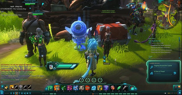 Using this blue cannon you can enter your fortress, if you bought one - Late Game - WildStar - Game Guide and Walkthrough