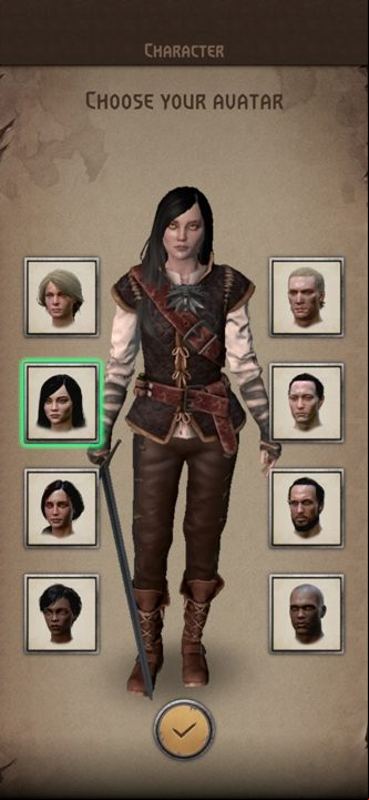 When selecting a character, you must define their appearance - The Witcher Monster Slayer: Final Exam - walkthrough - Transition description - Witcher Monster Slayer Guide