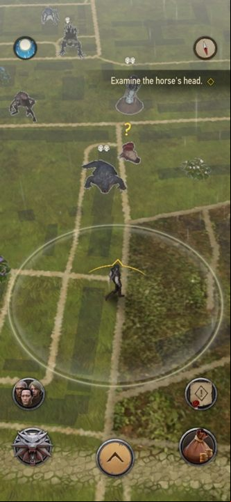 1 - The Witcher Monster Slayer: Winged Bandit - walkthrough - Transition description - Witcher Monster Slayer Guide