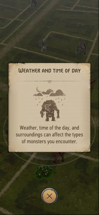 On rainy days, more legendary monsters may come out on the streets - The Witcher Monster Slayer: Weather - does it affect gameplay? - Map - The Witcher - guide to the game