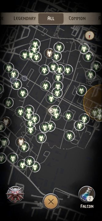 The more people in an area, the fewer monsters - The Witcher Monster Slayer: Weather - does it affect gameplay? - Map - The Witcher - guide to the game