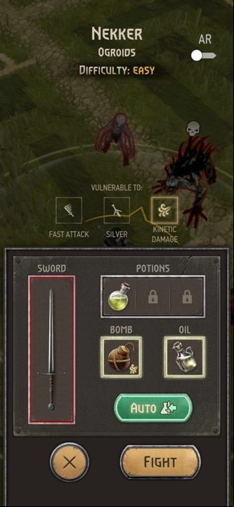 You can carry potions and oils with you during any fight - The Witcher Monster Slayer: Combat Basics - Fight - The Witcher - guide to the game