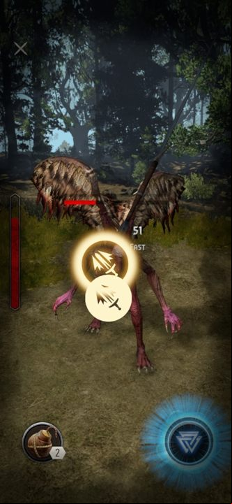 The critical hit meter will drop when you receive damage - The Witcher Monster Slayer: Combat - parrying attacks - Fight - Witcher Monster Slayer Guide