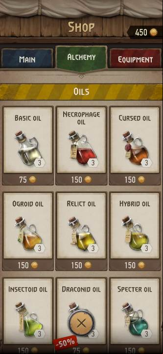 Oils - The Witcher Monster Slayer: Crafting - Crafting - Witcher Monster Slayer Guide