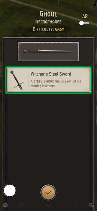 Swords can be obtained by purchasing them in the store or by receiving them as a reward for completing a mission - The Witcher Monster Slayer: Swords - Basics - Witcher Monster Slayer Guide