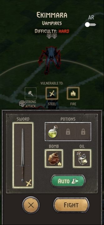 The game is very helpful in choosing equipment - The Witcher Monster Slayer: The enemy is too difficult - what to do? - FAQ - Witcher Monster Slayer Guide