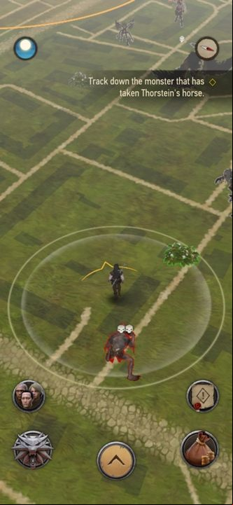 Resources appear on the map - usually in the form of bushes - Witcher Monster Slayer: Beginners Guide - Basics - Witcher Monster Slayer Guide