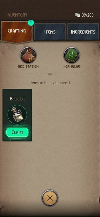 You can create all sorts of items from the resources you collect - Witcher Monster Slayer: Beginners Guide - Basics - Witcher Monster Slayer Guide
