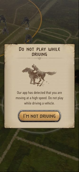 You can't fight and complete missions when you move too fast - Witcher Monster Slayer: Public transportation - can you play in it? - FAQ - Witcher Monster Slayer Guide