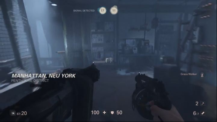 There is a group of enemies waiting for you at the beginning of the mission in Penthouse. - Manhattan | Uberkommandant missions - Uberkommandant missions - Wolfenstein II: The New Colossus Game Guide