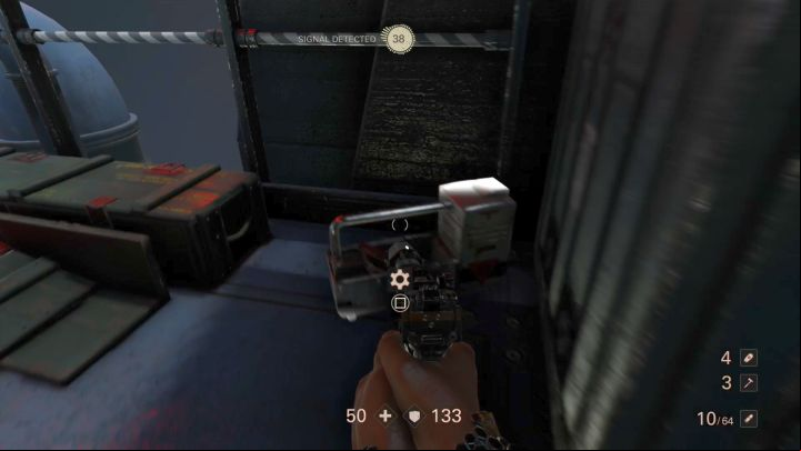 The only upgrade kit in this place. - Underground Train Station - Secrets and collectibles - Chapter 4 - Roswell - Wolfenstein II: The New Colossus Game Guide