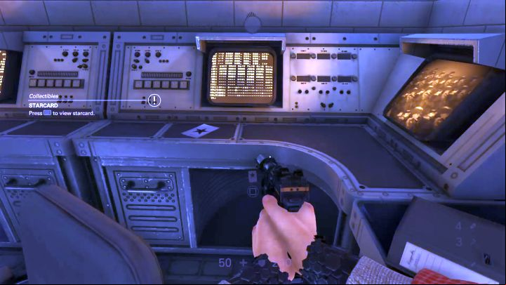 Another Starcard in this location. - Underground Train Station - Secrets and collectibles - Chapter 4 - Roswell - Wolfenstein II: The New Colossus Game Guide