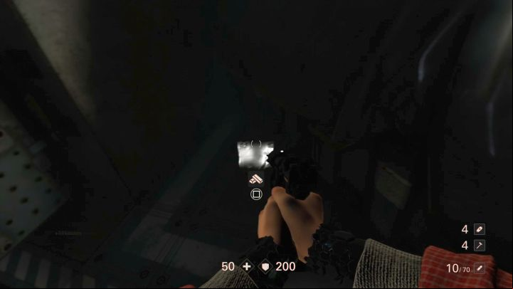 Another gold and the last collectible in this location. - Underground Train Station - Secrets and collectibles - Chapter 4 - Roswell - Wolfenstein II: The New Colossus Game Guide