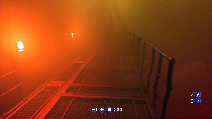 Visibility is nill here, but you cannot get lost. - Evas Hammer and Section F revisited | Old Secrets | Walkthrough - Chapter 3 - Old Secrets - Wolfenstein II: The New Colossus Game Guide