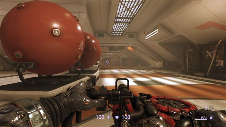 There are some places where you dont have to be silent because theres no Commander in the area. - Surface | Venus | Walkthrough - Chapter 8 - Venus - Wolfenstein II: The New Colossus Game Guide