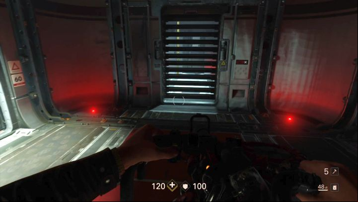 One of the available routes. - Ausmerzer | Walkthrough - Chapter 10 - Ausmerzer - Wolfenstein II: The New Colossus Game Guide