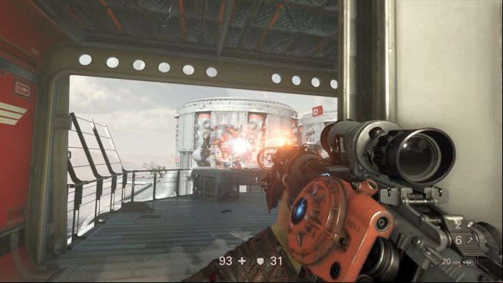 An encounter with another Zitadelle. - Ausmerzer | Walkthrough - Chapter 10 - Ausmerzer - Wolfenstein II: The New Colossus Game Guide