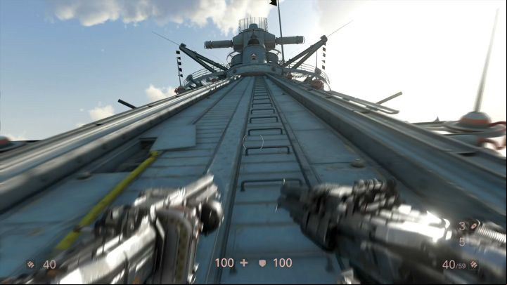 A route leading upwards. - Ausmerzer | Walkthrough - Chapter 10 - Ausmerzer - Wolfenstein II: The New Colossus Game Guide
