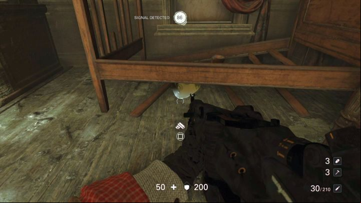 This one is hidden under the bed. - Downtown collectibles, gold and secrets | Wolfenstein II secrets - Chapter 2 - Manhattan - Wolfenstein II: The New Colossus Game Guide